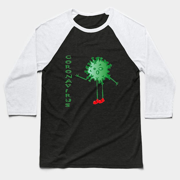 Coronavirus 2020 Baseball T-Shirt by manal